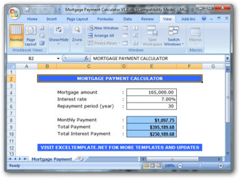 Mortgage Payment Calculator screenshot