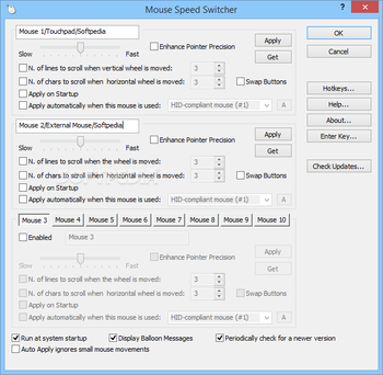 Mouse Speed Switcher screenshot 2