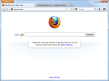 Mozilla Firefox Portable screenshot