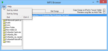 MP3 Browser screenshot 2