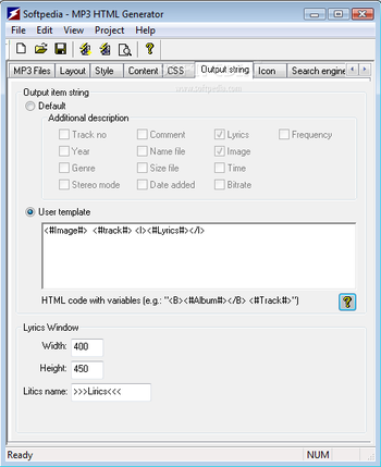 MP3 HTML Generator screenshot 6