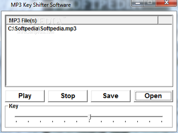 MP3 Key Shifter Software screenshot