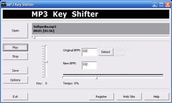MP3 Keyshifter screenshot