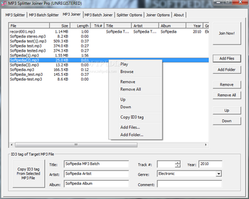 MP3 Splitter Joiner Pro screenshot 3