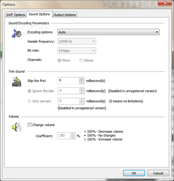 MP3 to SWF Converter screenshot 3