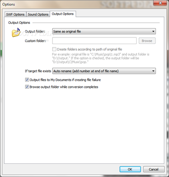 MP3 to SWF Converter screenshot 4