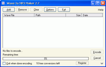MP3 To Wave Maker Plus screenshot 3