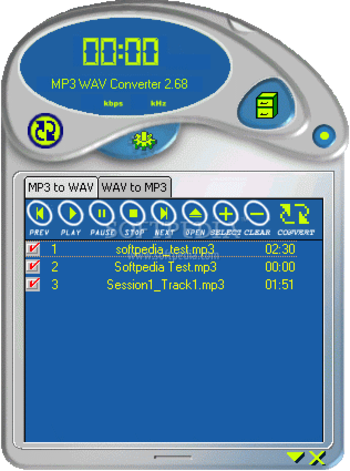 mp3 WAV WMA Converter screenshot