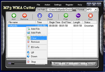 MP3 WMA Cutter screenshot
