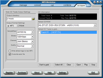 MP3 Workshop screenshot 5
