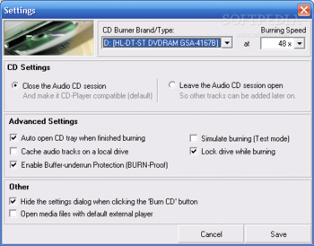 MP3Bee CD Burning Tool screenshot 2