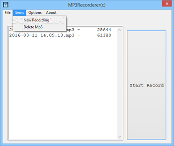 MP3Recorderer screenshot 2