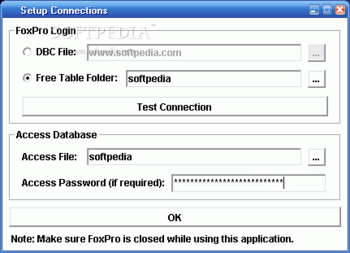 MS Access FoxPro Import, Export & Convert Software screenshot 2