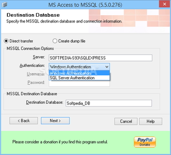 MS Access to MSSQL screenshot 3