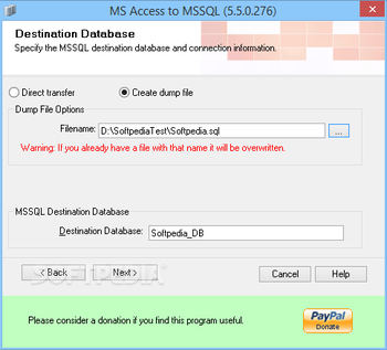 MS Access to MSSQL screenshot 4