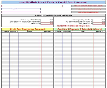 Multibizlink Check Book & Credit Card Manager screenshot 6