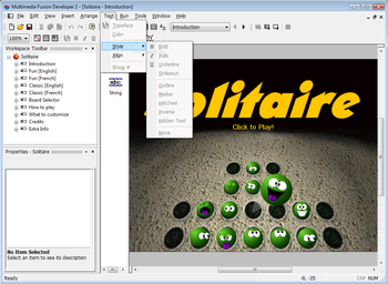 Multimedia Fusion Developer screenshot 4