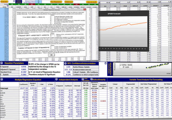 Multiple Regression Analysis and Forecasting screenshot