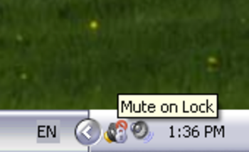Mute on Lock screenshot