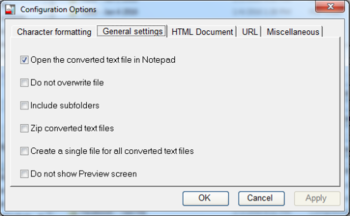 Mwisoft HTML to Text Converter screenshot 3