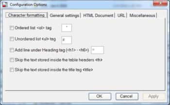 Mwisoft HTML to Text Converter screenshot 4