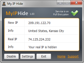 My IP Hide screenshot