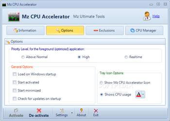Mz CPU Accelerator screenshot 2