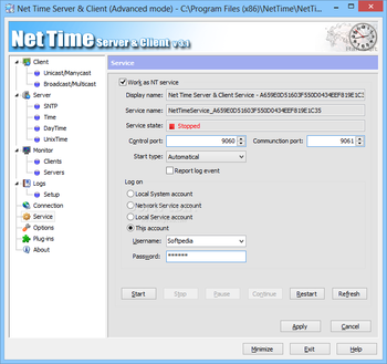Net Time Server & Client screenshot 14