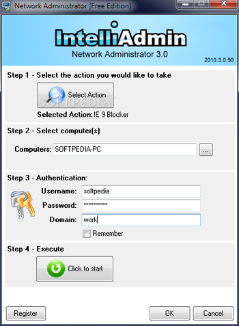 Network Administrator (formerly IE7 Automatic Install Disabler) screenshot