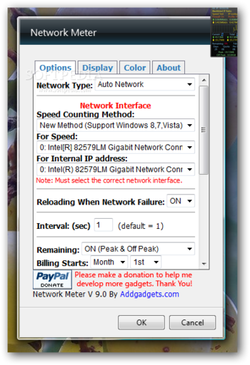 Network Meter screenshot 2