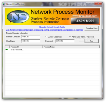 NetworkProcMonitor screenshot