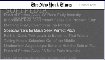 New York Times Headlines screenshot