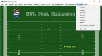 NFL Pool Manager 2017 screenshot