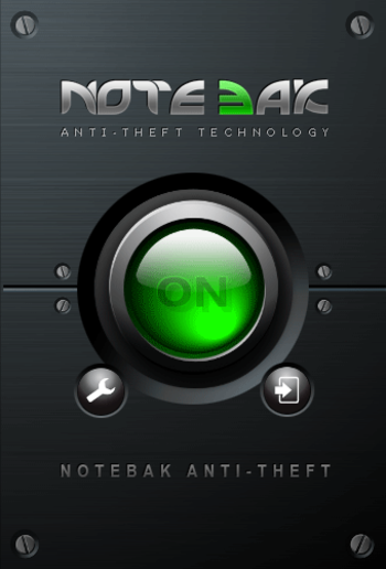 Notebak Anti-Theft screenshot