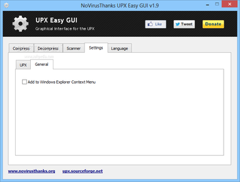 NoVirusThanks UPX Easy GUI screenshot 5