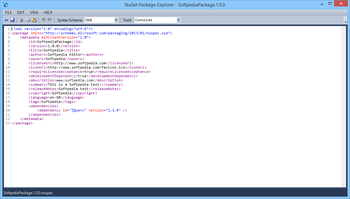 NuGet Package Explorer screenshot 7