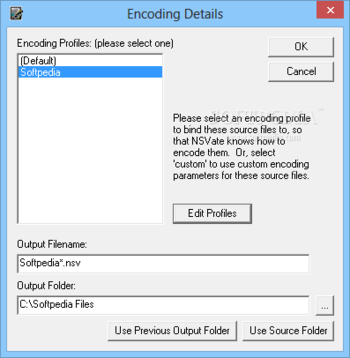 Nullsoft Streaming Video Encoding Tools screenshot 2