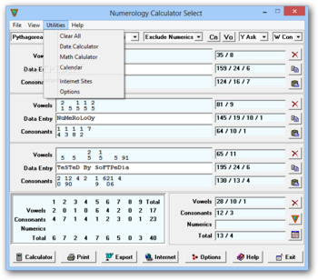 Numerology Calculator Select screenshot 3