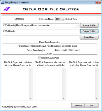 OCR File Splitter screenshot 2