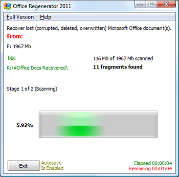Office Regenerator screenshot