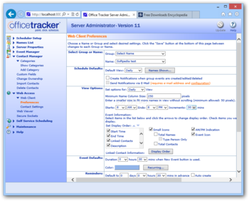 Office Tracker Scheduling Software screenshot 15