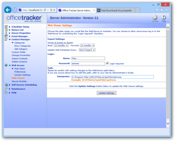 Office Tracker Scheduling Software screenshot 17