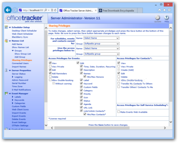 Office Tracker Scheduling Software screenshot 3