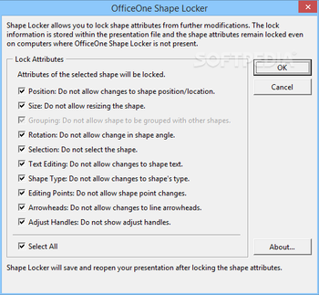 OfficeOne Shape Locker screenshot 2