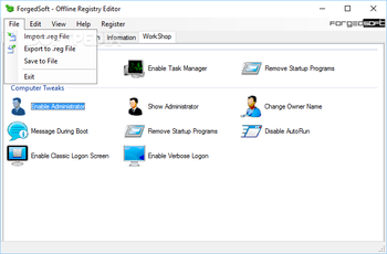 Offline Registry Editor screenshot 6