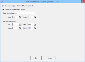 Okdo Docx Docm to Doc Converter screenshot 3