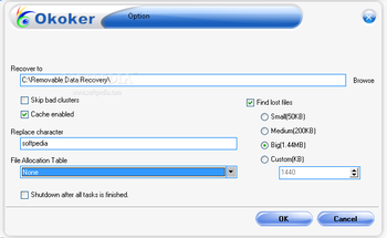 Okoker Removable Data Recovery screenshot 3