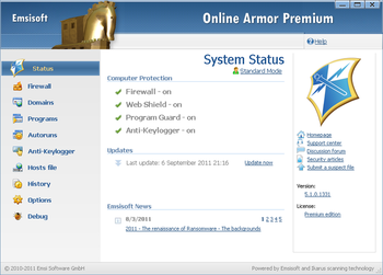 Online Armor Premium Firewall screenshot
