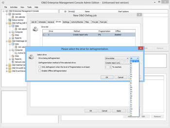 O&O Enterprise Management Console screenshot 13