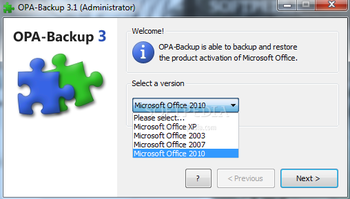 OPA-Backup screenshot